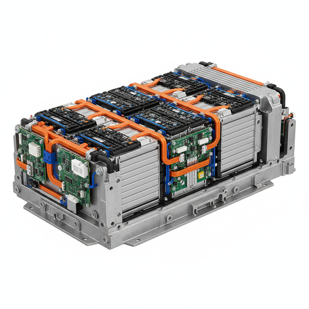 The internal parts of power battery-（CATL-88.55KWh）
