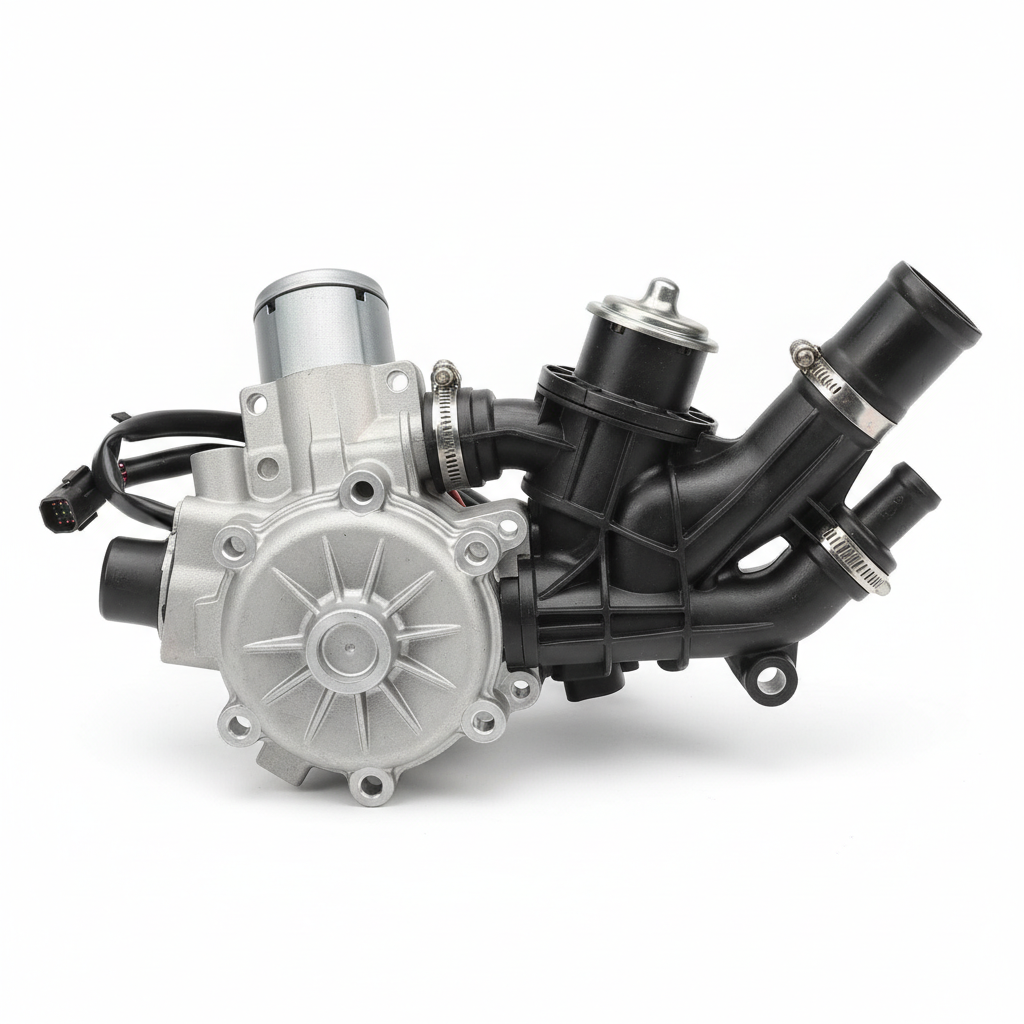XE11CL001 - Coolant Pump And InlandOtltTubeandThermostat